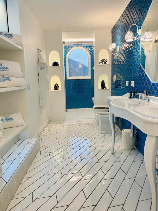 Villa Diamond Luxury Suite Positano Bagian luar foto