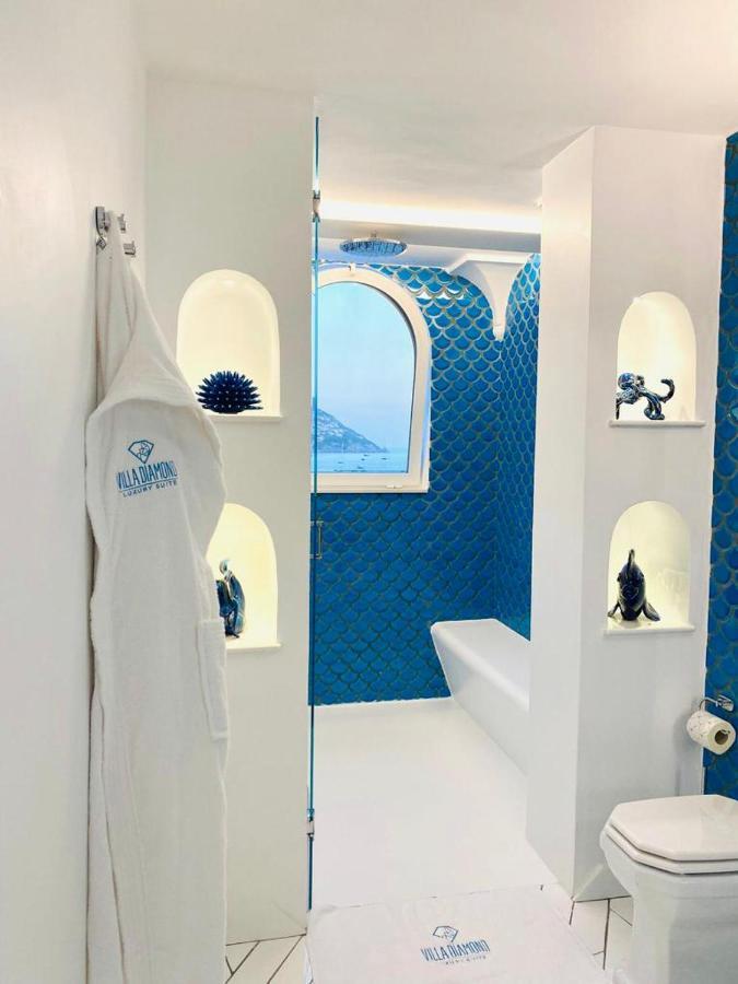 Villa Diamond Luxury Suite Positano Bagian luar foto